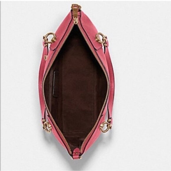 Coach Kacey Satchel Crossbody Bag Pink - Picture 9 of 12